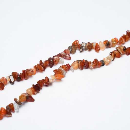 Red agate - Raw and Natural gemstone beads