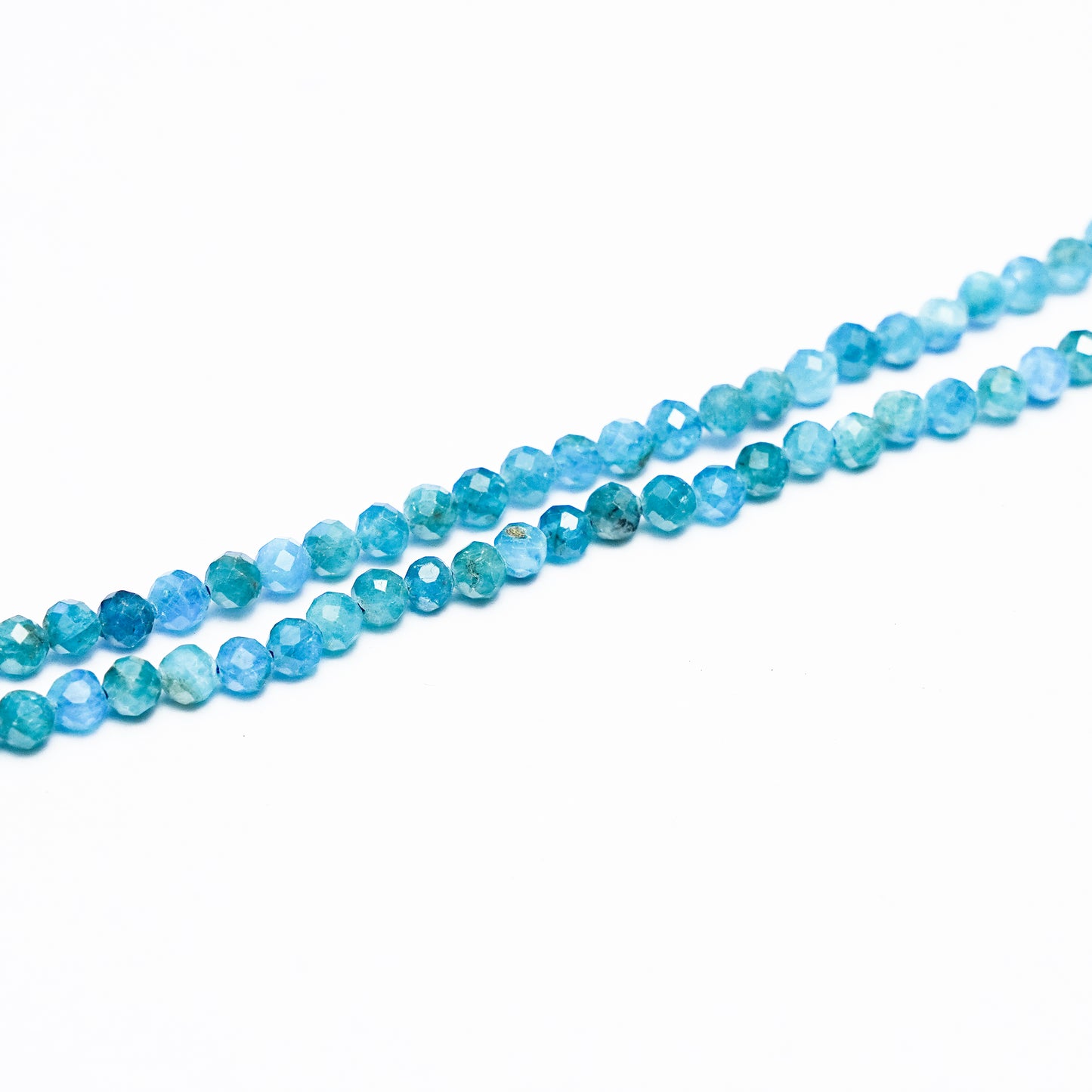 Blue Apatite - 4mm Faceted Natural Gemstone