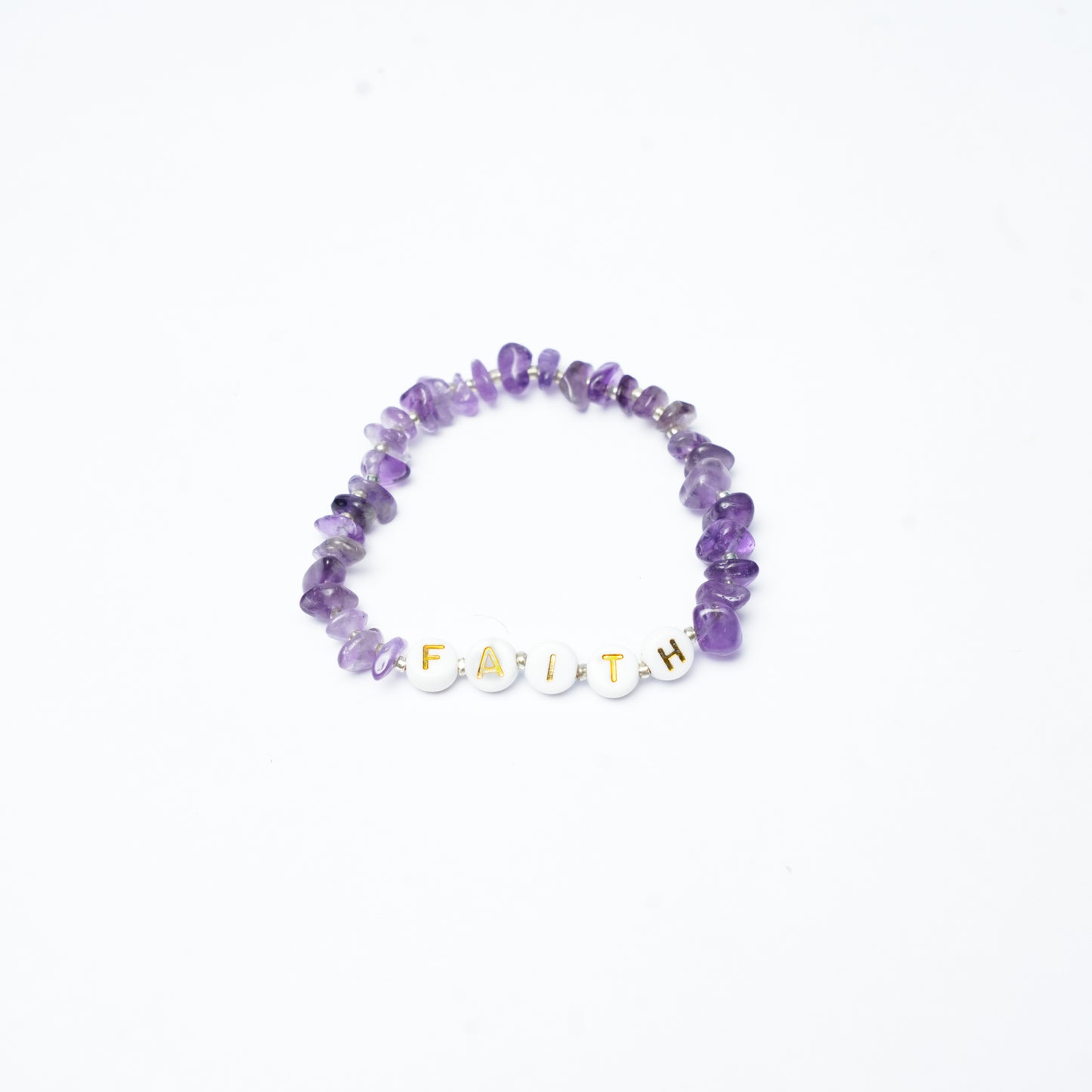 FAITH - Amethyst Chip Bracelet