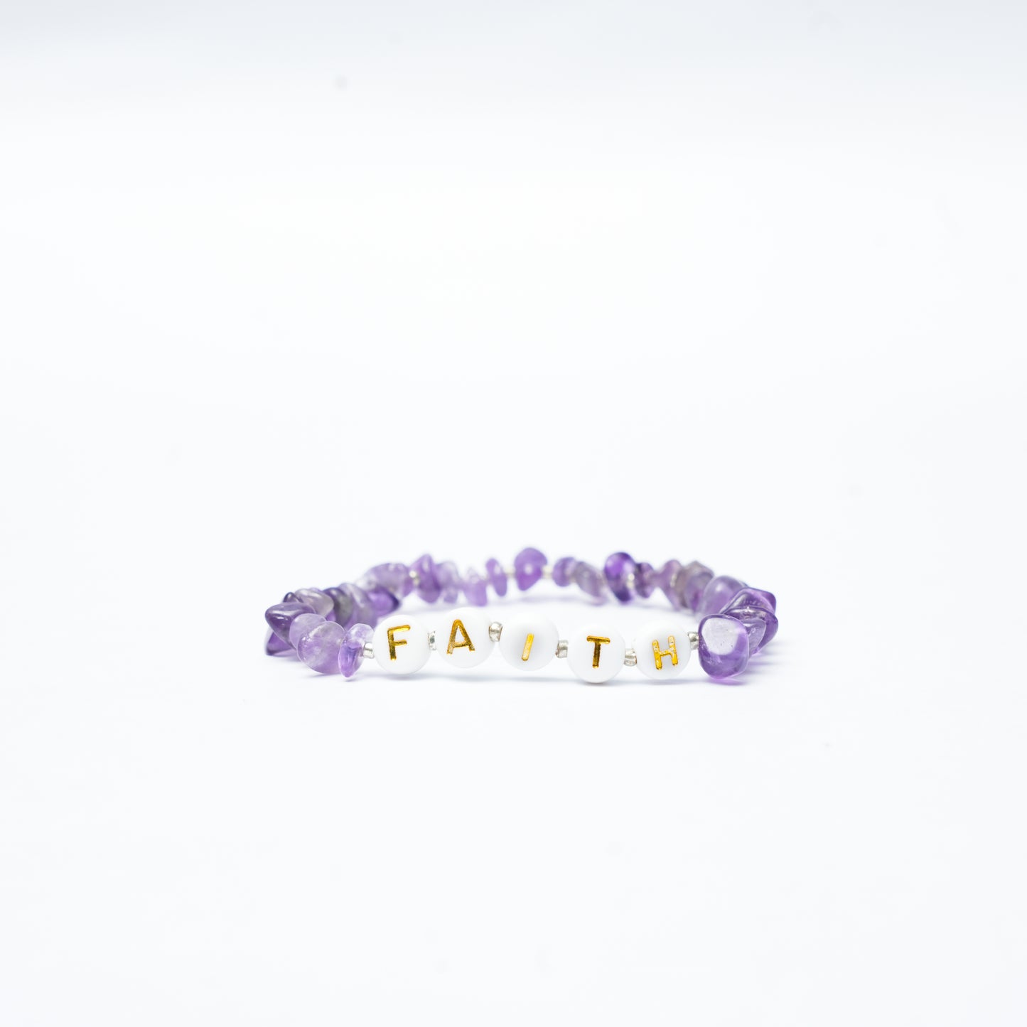 FAITH - Amethyst Chip Bracelet