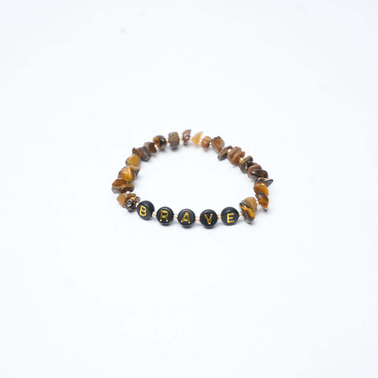 BRAVE - Tiger's Eye Chip Bracelet