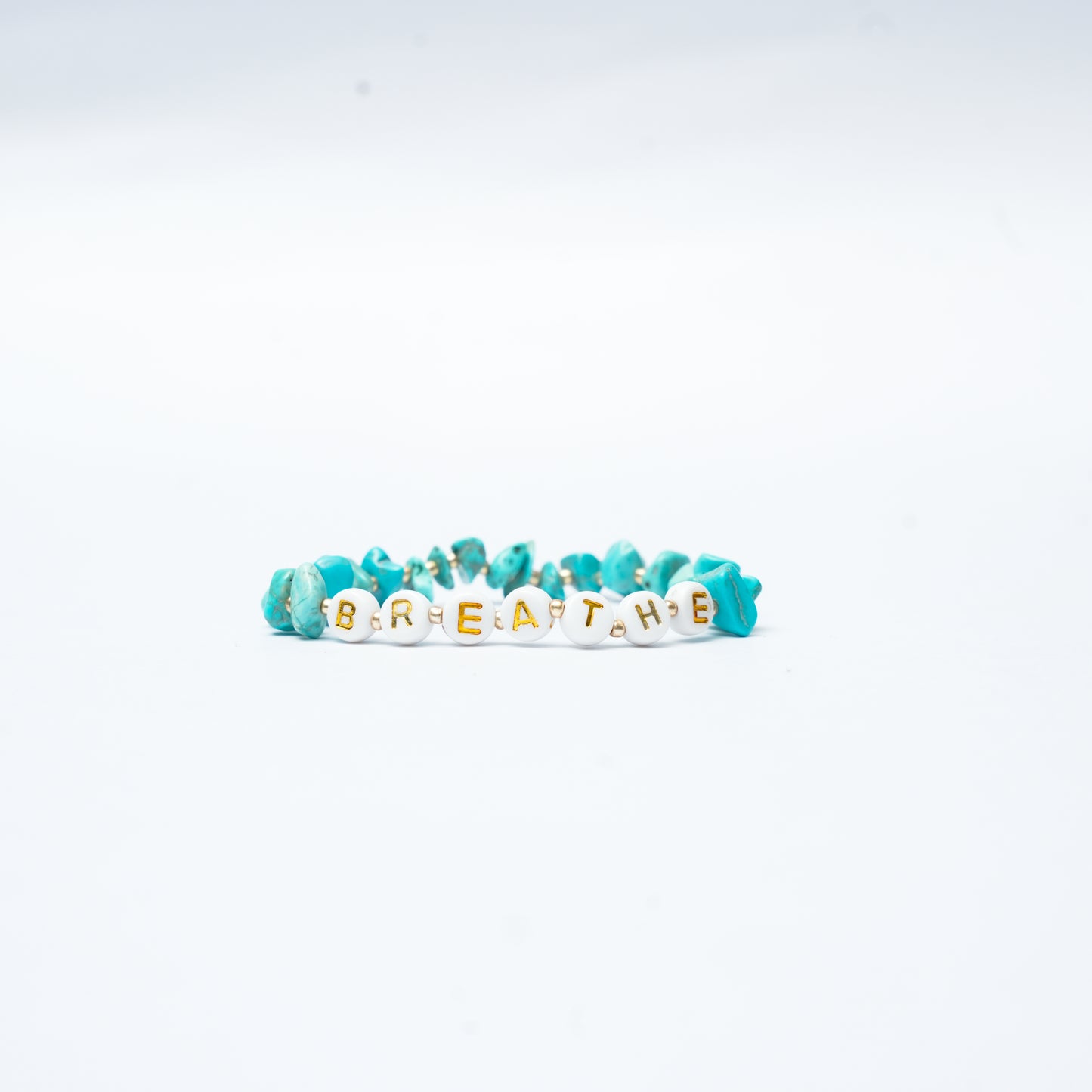 BREATHE - Turquoise Chip Bracelet