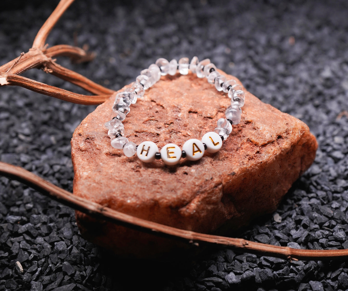 HEAL - Clear Quartz Chip Bracelet