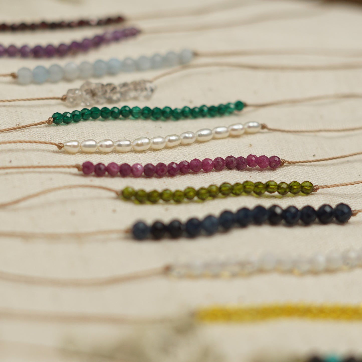Dainty African Turquoise and Sterling silver Necklace - December Birthstone