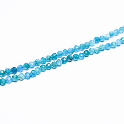 Blue Apatite - 4mm Faceted Natural Gemstone