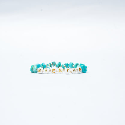 BREATHE - Turquoise Chip Bracelet