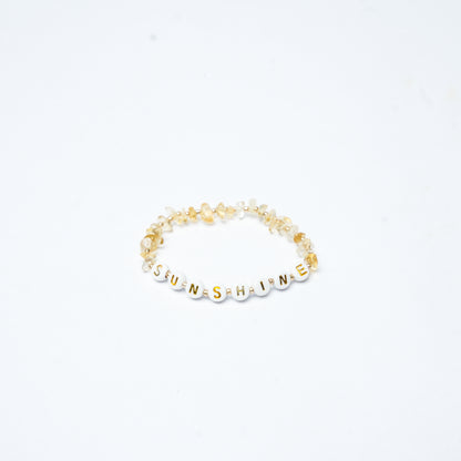 SUNSHINE - Citrine Chip Bracelet
