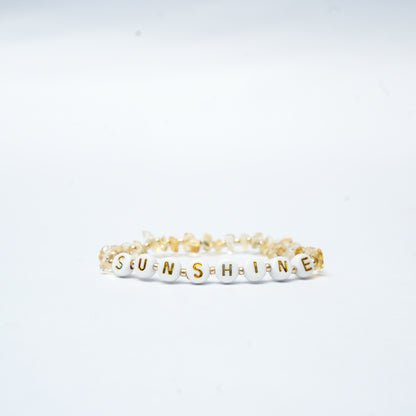 SUNSHINE - Citrine Chip Bracelet