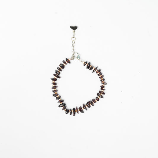 Garnet Chip Bracelet