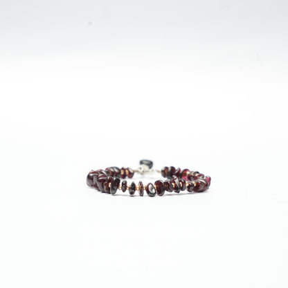 Garnet Chip Bracelet