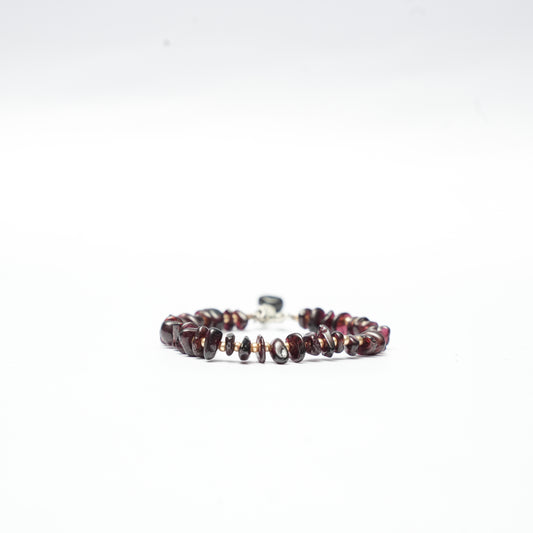 Garnet Chip Bracelet