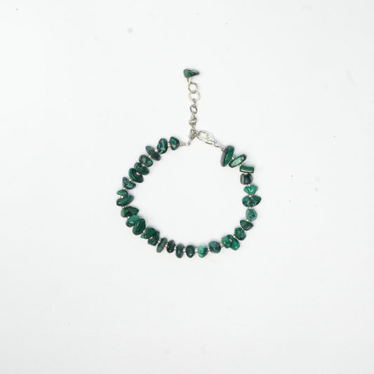 Malachite Chip Bracelet