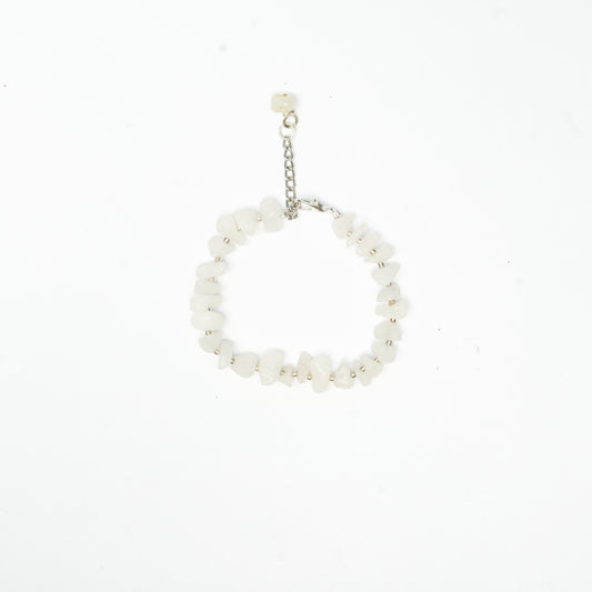 Moonstone Chip Bracelet