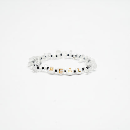 HEAL - Clear Quartz Chip Bracelet