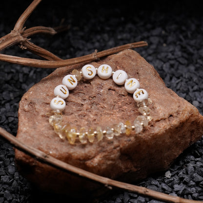SUNSHINE - Citrine Chip Bracelet