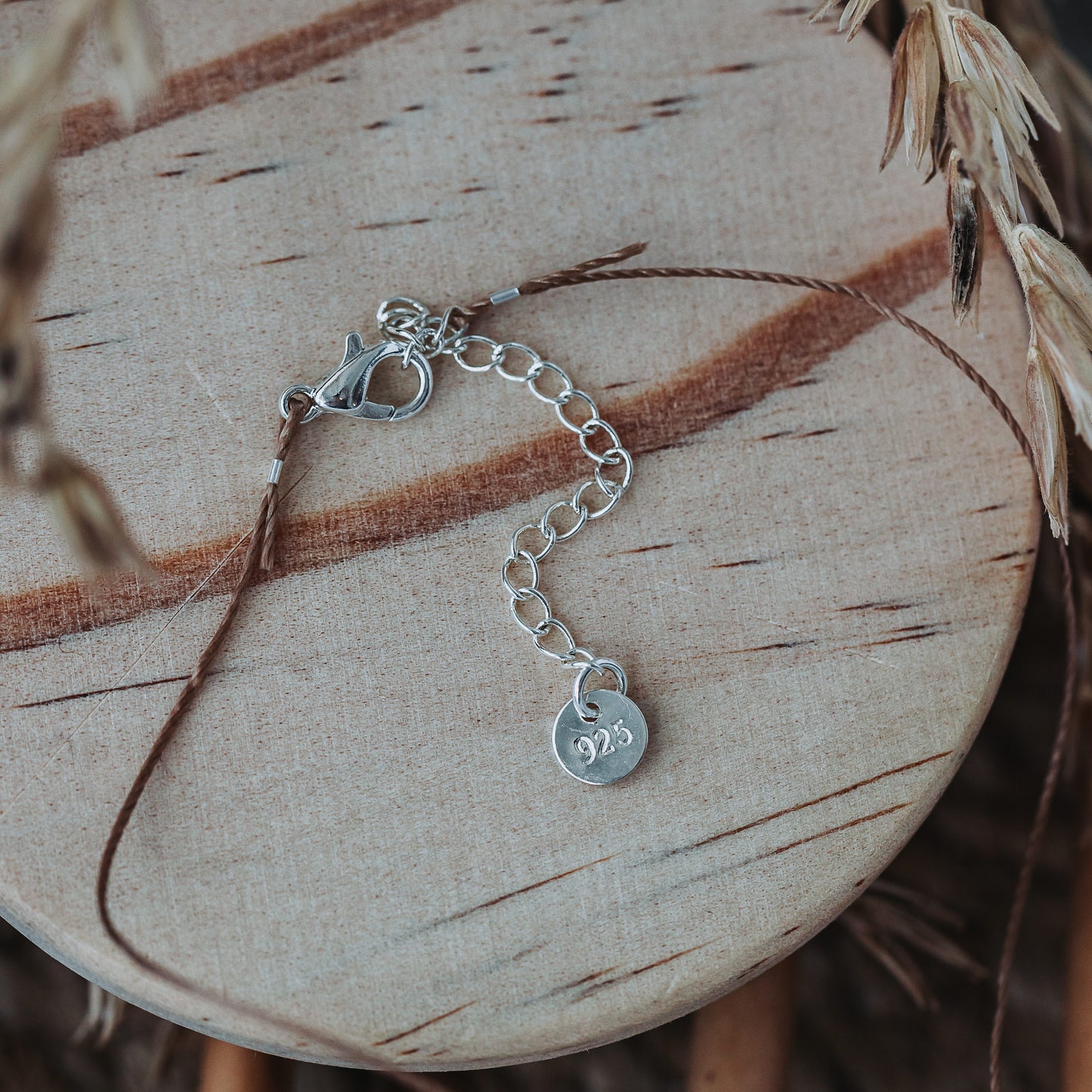 Dainty African Turquoise and Sterling silver Necklace - December Birthstone